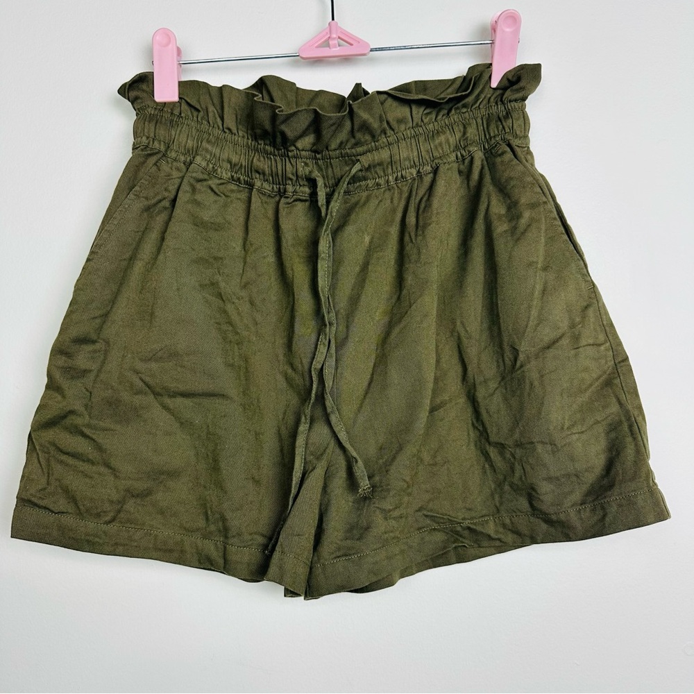 Melrose and Market High Waist Olive Shorts Size XS